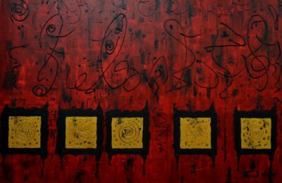 Sings of Energy 12018, Acryl auf Leinwand, 80 x 120 cm / sold