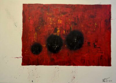 Red Energy 5015, Acryl auf Leinwand, 100 x 140 cm