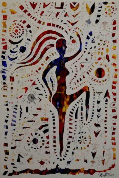 Rhythm & Dance 8017, Acryl auf Leinwand, 120 x 80 cm / sold