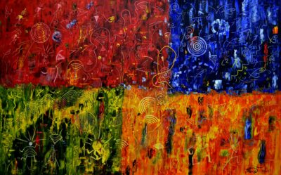 Four Seasons, 10017, Aceyl auf Leinwand, 100 x 160 cm / sold